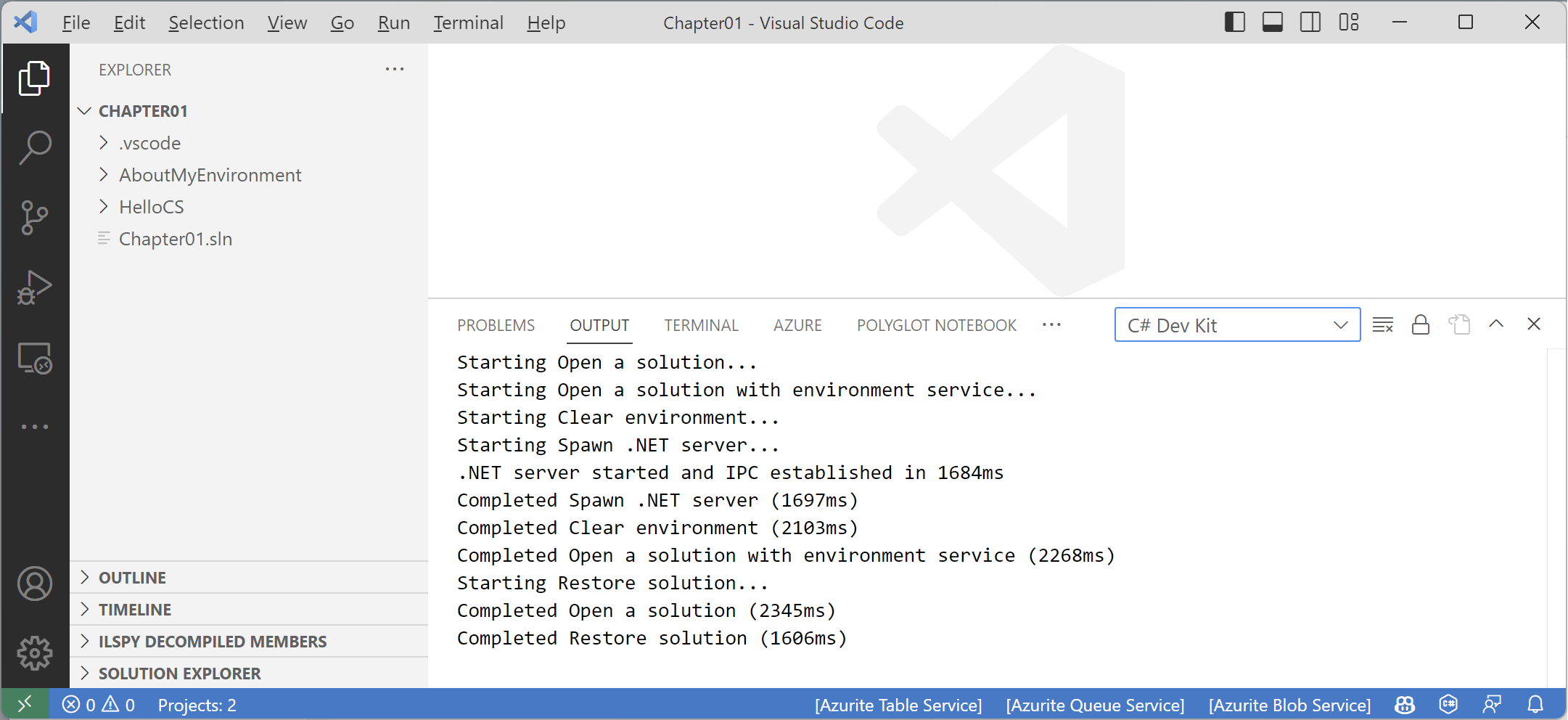 C# Dev Kit recognizing a solution file